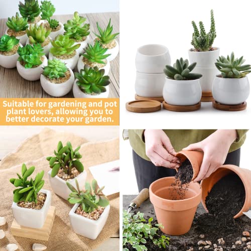 Bivethoi 100pcs Plant Pot Mesh Hole Cover Bonsai Drainage Mesh Insert, Flower Pot Hole Mesh Pad Bottom Grid Mat, Round Mesh Screen Pot Bottom Gasket for Garden Prevent Soil Loss (1.8" / 45mm, Black) - Image 3