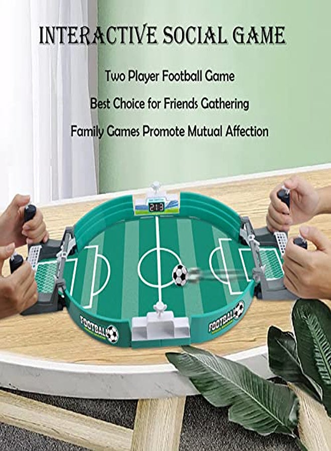 Mini Foosball Games, Tabletop Football Game Set for Kids, Desktop Soccer Game with 4 Footballs - Image 2