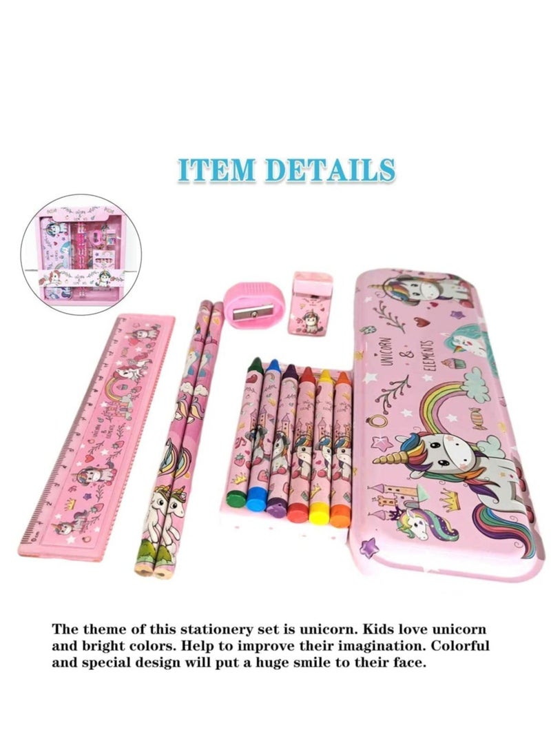 Generic Stationery Set for Kids Ideal for Gifts and Birthday Return Gifts for Kids -Stationary Kit Set for Girls/Boy Birthday Gift (Multicolor)  - Image 3