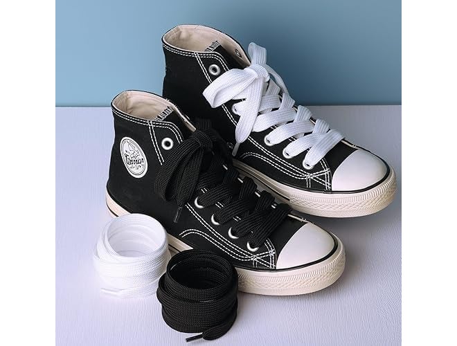 LIVECOOL رباط حذاء مسطح سميك، بديل رباط حذاء عريض ضخم لحذاء ألكسندر 1 زوج (2 قطعة) - Image 3