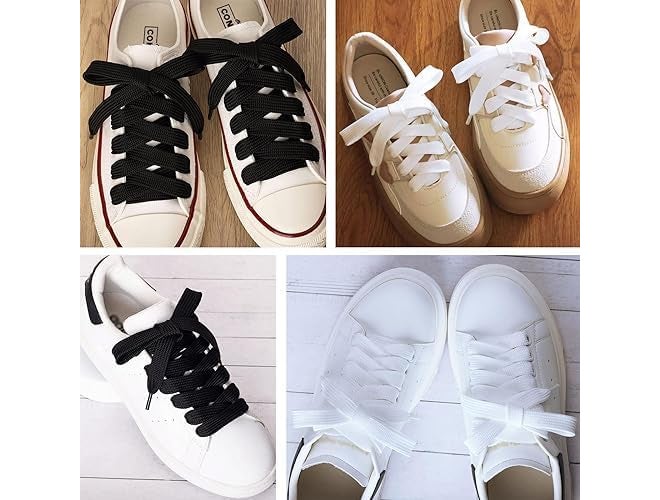 LIVECOOL رباط حذاء مسطح سميك، بديل رباط حذاء عريض ضخم لحذاء ألكسندر 1 زوج (2 قطعة) - Image 4