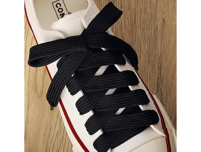 LIVECOOL رباط حذاء مسطح سميك، بديل رباط حذاء عريض ضخم لحذاء ألكسندر 1 زوج (2 قطعة) - Image 2