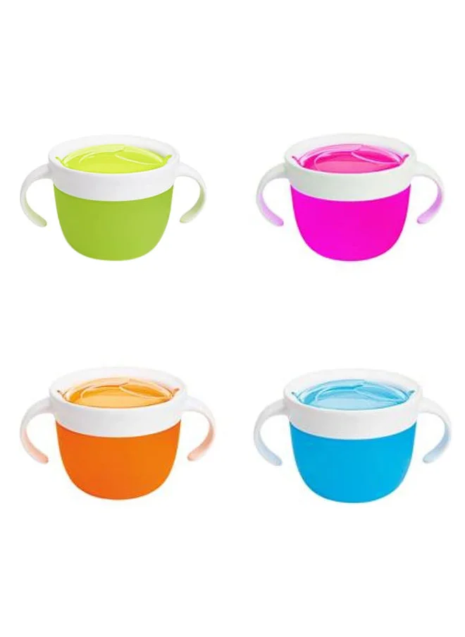 مونشكين Snack Container Twist-On, Stay Put Lid, Piece of 1, Assorted Colors