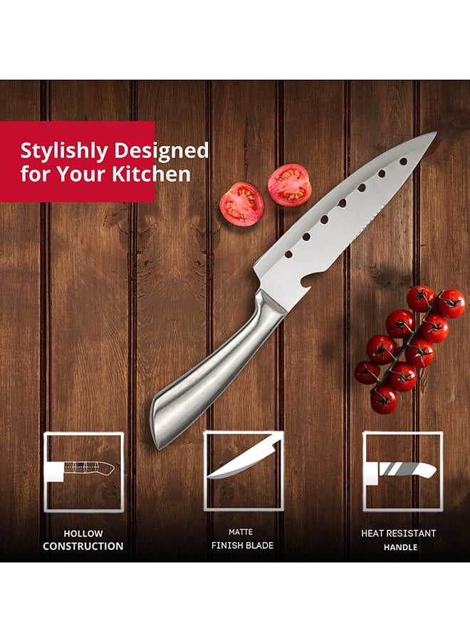 Feelings Stainless Steel Knife Heavy-Duty Meat & Vegetable Chopper with Ergonomic Handle Size 17 cm (KQ0804) - Image 5