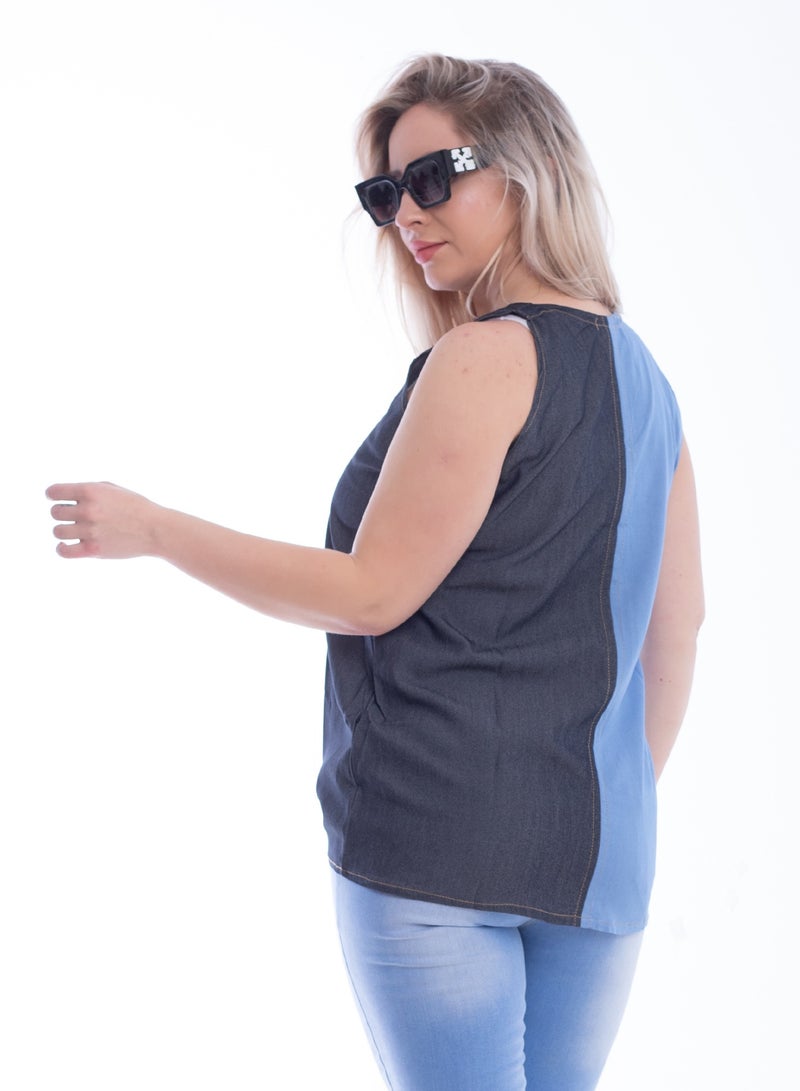 BEBO Jeans Cut With A Drawstring Blouse - Image 2
