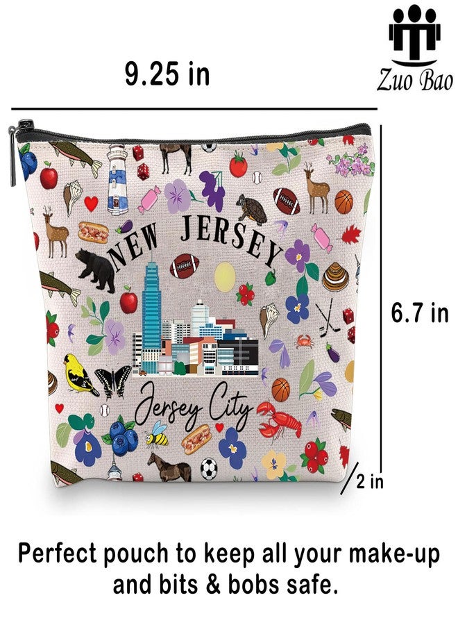 Zuo Bao Jersey City New Jersey Gift Jersey City Lover Jersey City NJ Jersey City Makeup Bag Jersey City Gift Jersey City Souvenir (NEW JERSEY) - Image 2