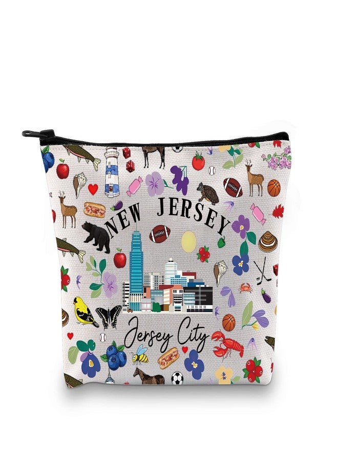 Zuo Bao Jersey City New Jersey Gift Jersey City Lover Jersey City NJ Jersey City Makeup Bag Jersey City Gift Jersey City Souvenir (NEW JERSEY) - Image 1