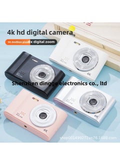Generic D04 Children's Digital Camera Mini Portable HD Student Portable Small Poroflops Camera-Body Color:D04 Black 64g Memory + Accessories  - Image 3