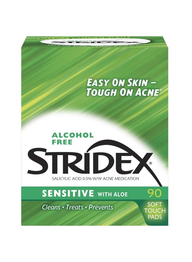 Stridex Stri-Dex Daily Care Sensitive With Aloe Pads 90 Each (Pack of 5) - Image 1