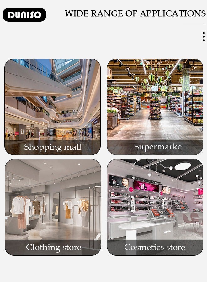 DUNISO Women Laptop Tote Bag 14 Inch Computer Tote Bag Purse Shoulder Bag, Computer Briefcase Shoulder Bag, Large Capacity Messenger Bag, Casual Laptop Bag for Office, Shopping, Travel Daily Use - Image 3