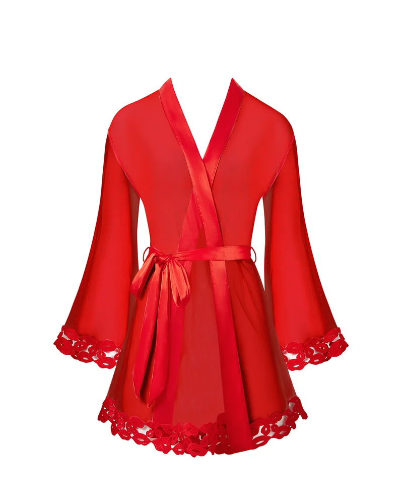 BLUEBELLA Tie Detail Kimono