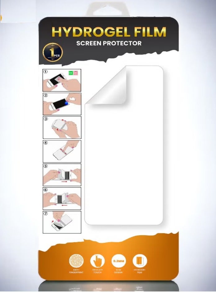 ELTRAZONE G60 Hydrogel Film Screen Protector Clear - Ultra-Clear, Scratch-Resistant, Full Coverage, Self-Healing, Bubble-Free Installation, Soft Touch for Phones - Image 1