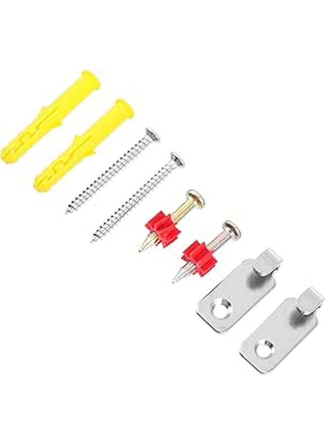Wall Frame Hook And Steel Nail Picture Hanging Kit Expansion Tube Stainless Steel Photo Frame Wall Hanging Hook Set For Home Decor 4 Sets - Image 1