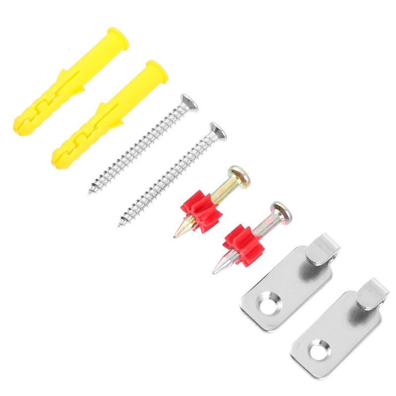 Wall Frame Hook And Steel Nail Picture Hanging Kit Expansion Tube Stainless Steel Photo Frame Wall Hanging Hook Set For Home Decor 4 Sets - Image 2