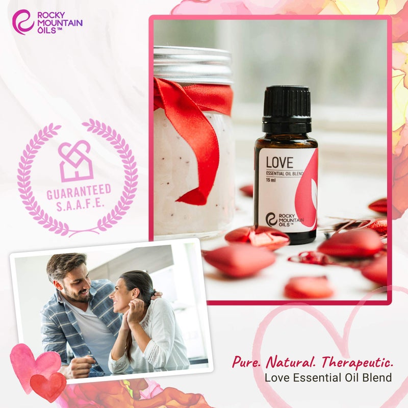 Rocky Mountain Oils Love Essential Oil Blend - 15ml, 100% Pure and Natural Essential Oils for Aromatherapy, Topical Skin Care, and Massage - Warm, Floral, Fruity Aroma - Image 4