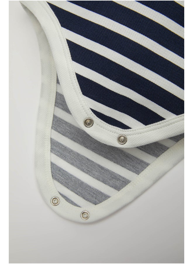 DeFacto - Babyboy New Born Regular Fit Polo Neck Knitted Long Sleeve Snap Body - Image 1