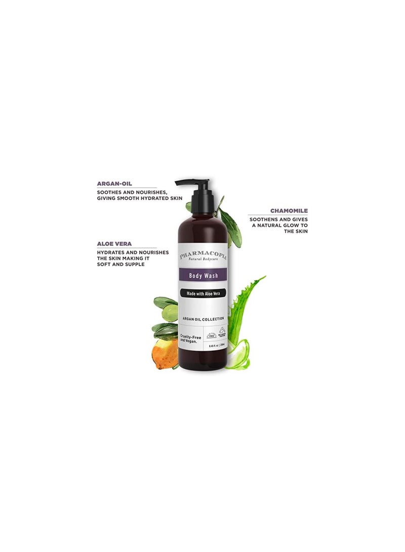 Kimirica Pharmacopia Argan Oil and Aloe Vera Organic Body Wash 250 ml - Image 2
