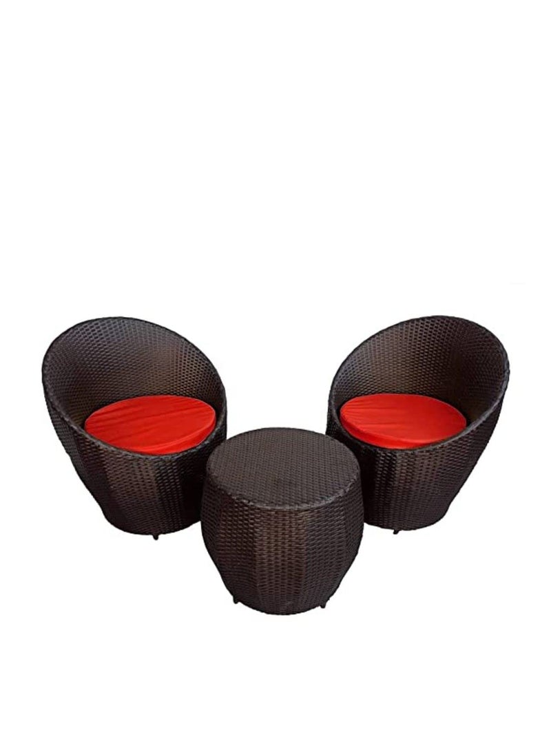 ANAND INDIA GROUPS ANAND INDIA GROUPSApple PatioIndoor Outdoor Living Room Balcony Garden Chair Table Set 21 2 Chair 1 TableFurniture Set Coffee Chair Set Powder Coated 