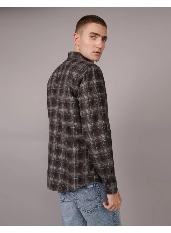 American Eagle AE Plaid Slim Fit Everyday Button-Up Shirt  - Image 2