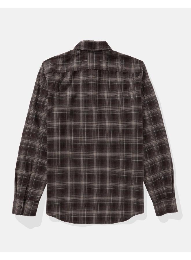 American Eagle AE Plaid Slim Fit Everyday Button-Up Shirt  - Image 4