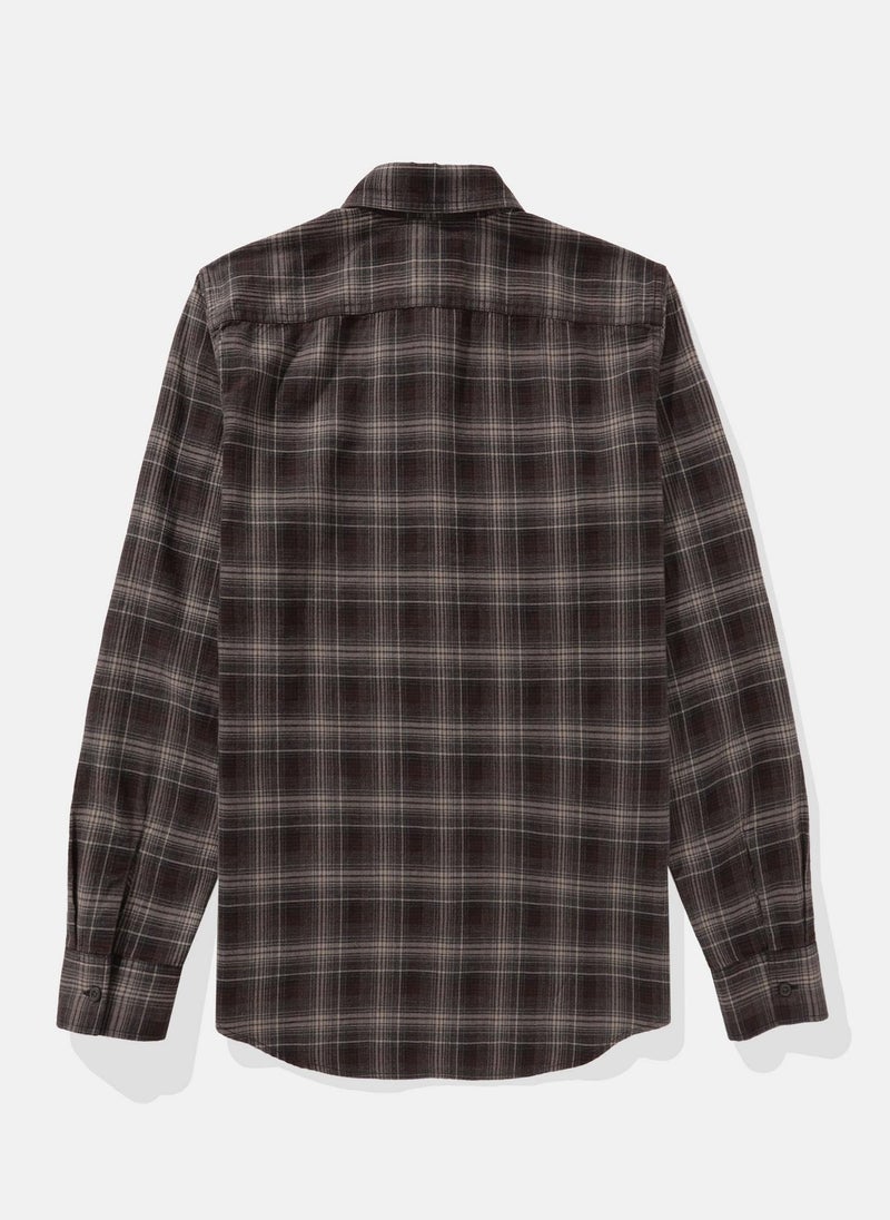 American Eagle - AE Plaid Slim Fit Everyday Button-Up Shirt - Image 1