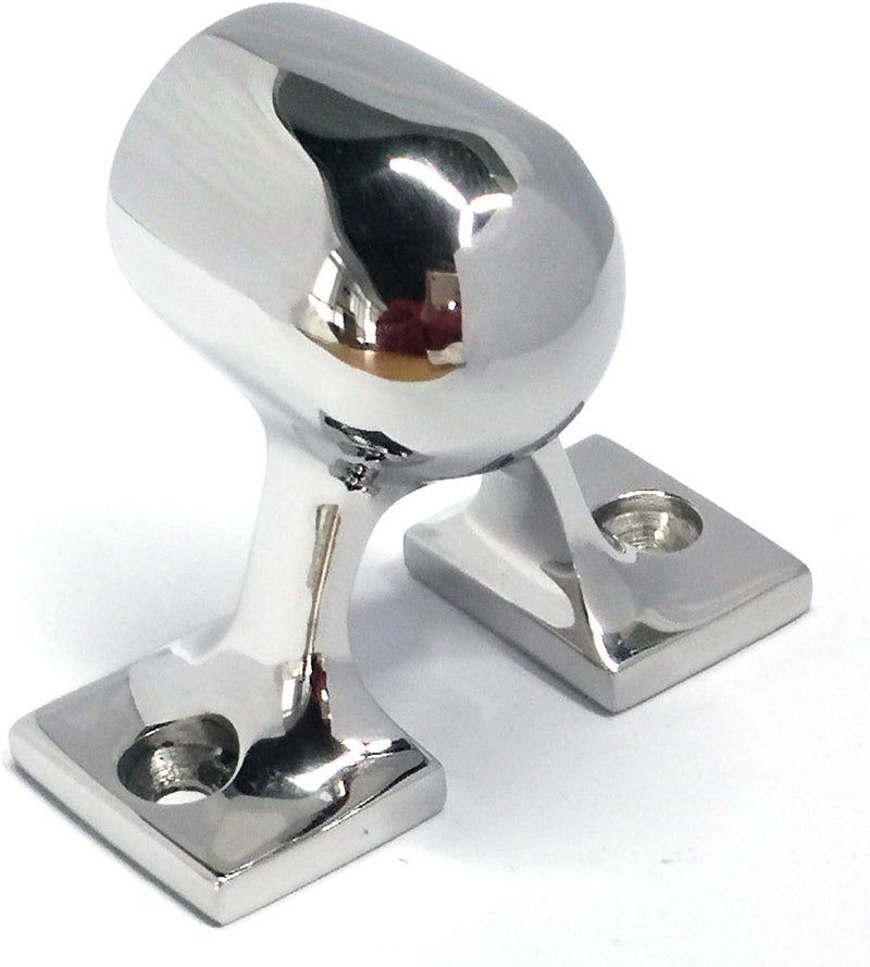 keehui 316 Stainless Steel Marine Grade Boat Hand Rail Fitting 1" OD Tube 90 Degree End Stanchion - Image 2