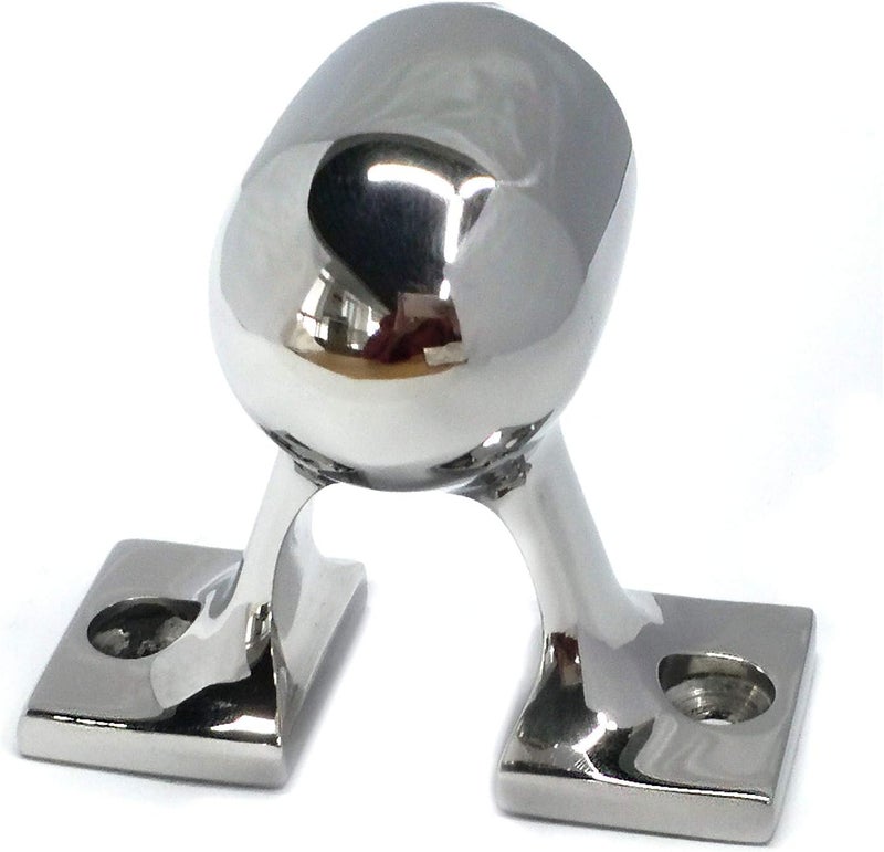 keehui 316 Stainless Steel Marine Grade Boat Hand Rail Fitting 1" OD Tube 90 Degree End Stanchion - Image 4