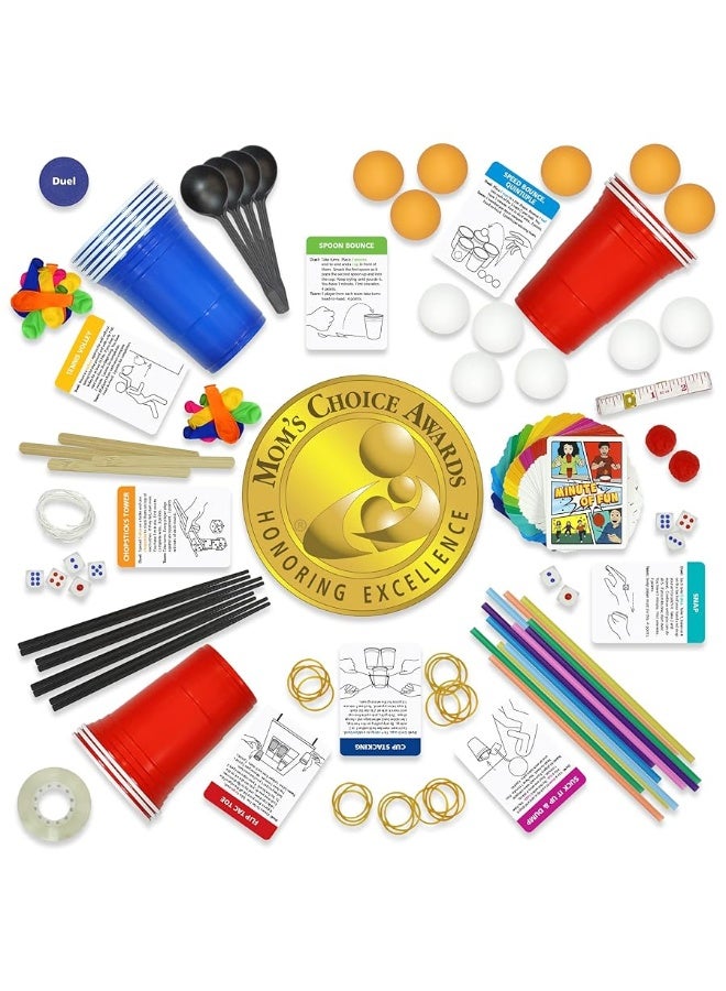 Funwares Minute of Fun Game  237 Minute to Win It Games for Kids Adults Teens and Families Game Night Gift for Home Birthdays or Travel is Included 212 Players - Image 2