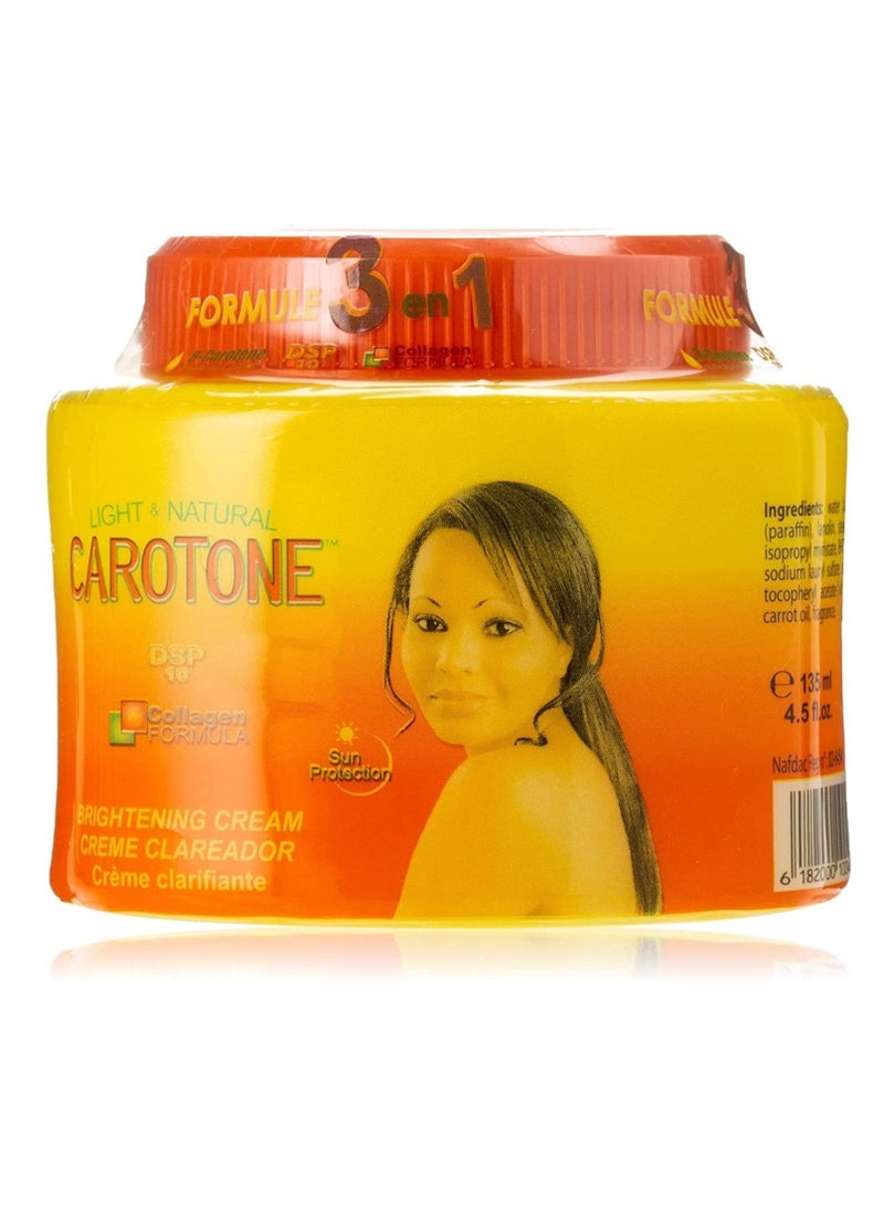 Carotone Light & Natural Carotone DSP10 Brightening Cream 135ml  - Image 1