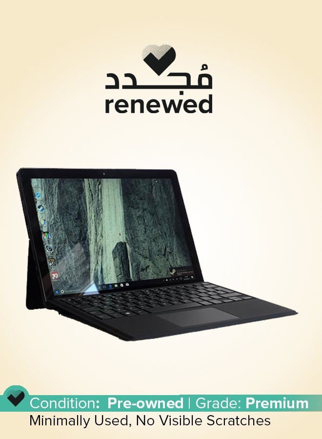 Renewed - Latitude 5285 Detachable Laptop With 12.3-Inch Touchscreen Display, Intel Core i5 Processor/7th Gen/8GB RAM/256GB SSD/Intel HD Graphics 620 English/Arabic Black