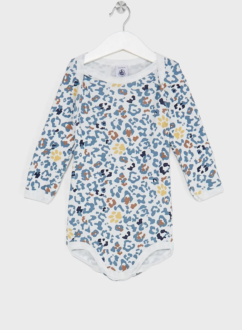 Petit Bateau Infant 3 Pack Assorted Bodtsuit