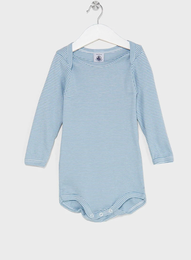 Petit Bateau Infant 3 Pack Assorted Bodtsuit