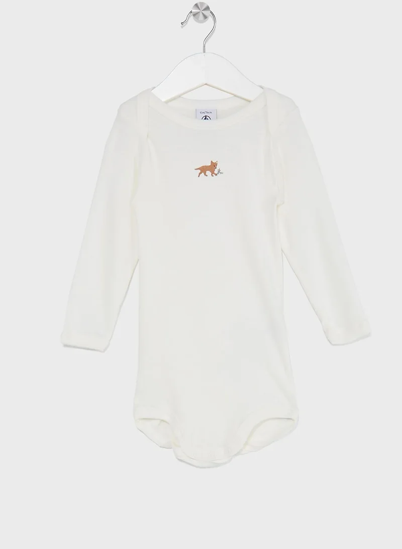Petit Bateau Infant 3 Pack Assorted Bodtsuit