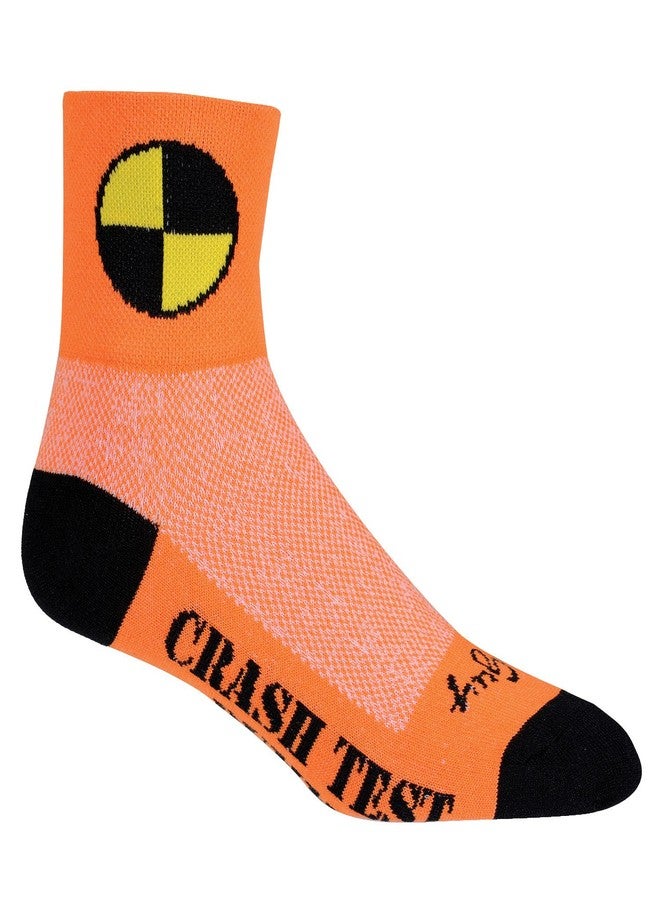 SockGuy Men's Crash Test Dummy Socks, Orange, Large/X-Large - Image 4