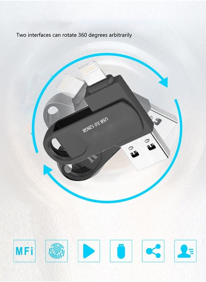 غاز - محرك فلاش USB3.0 يو سعة 128 جيجا بايت - Image 1