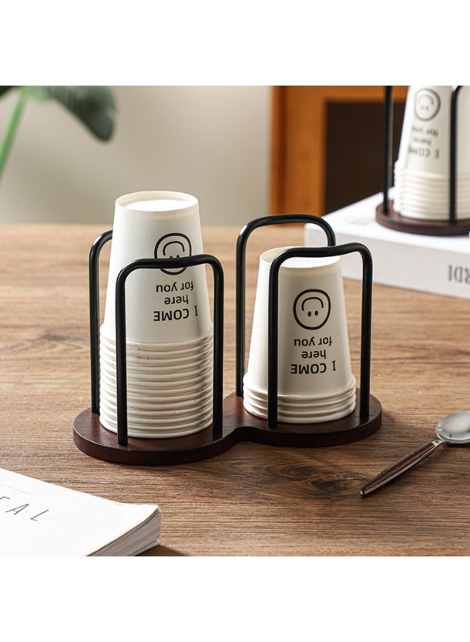 Betaoby Paper Cup Holder Household Disposable Cup Storage Rack Multi-functional Desktop Coffee Milk Tea Cup Storage Rack Cup Taker - Image 2