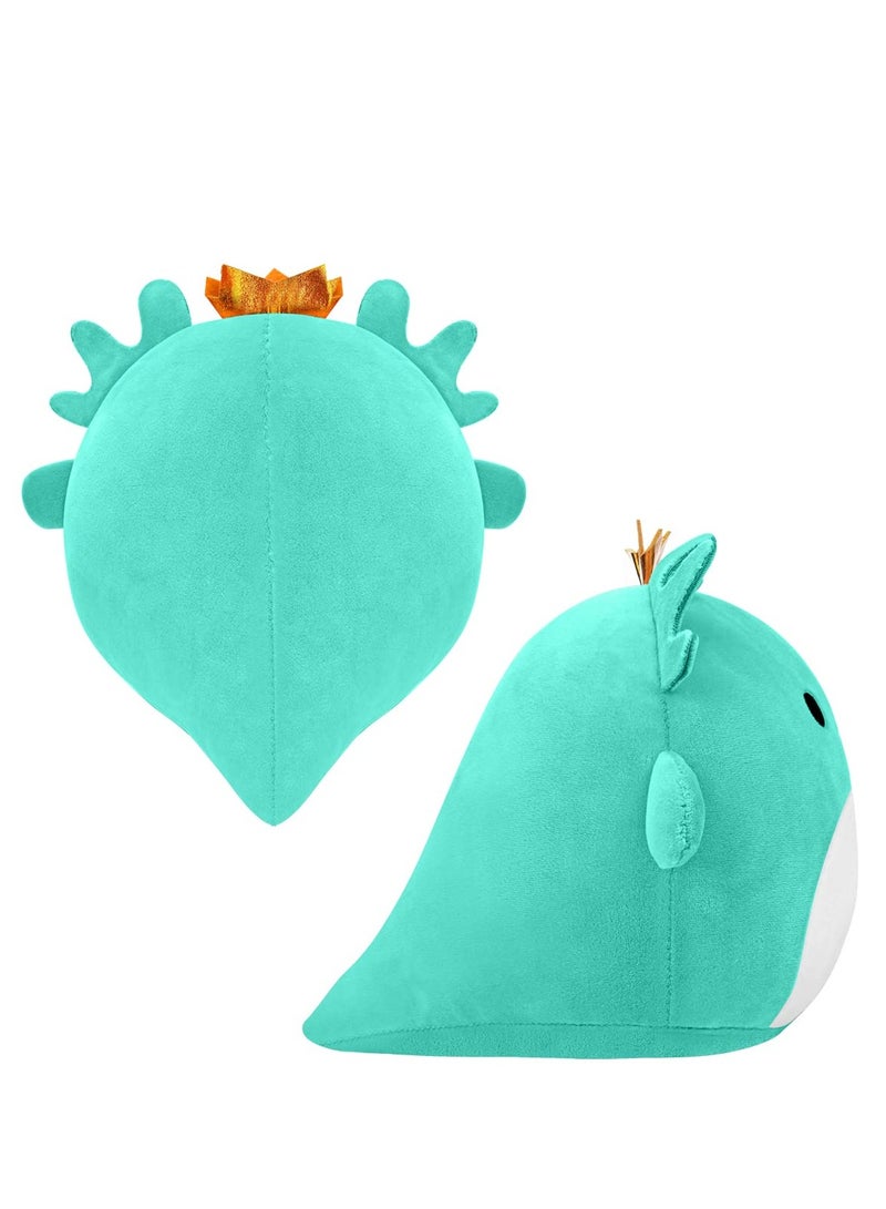 SYOSI Axolotl Stuffed Animal Plush Doll 20CM Soft Plush Pillow Collectable Plush Pillows for Kids Birthdays Blue - Image 4