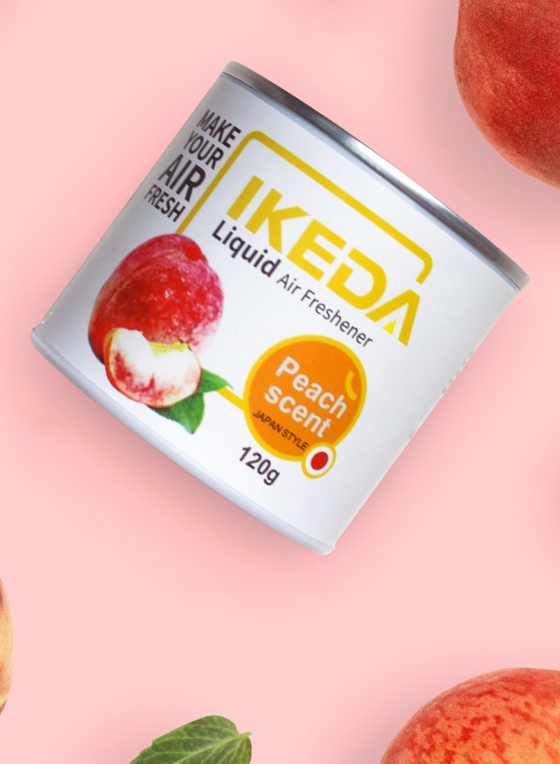 IKEDA Car Air Fresheners | Liquid Air Fresheners with Peach Smell | Strong Perfume Air Freshener Car | Long Fragrance Car Accessories | Car Scents Air Fresheners for Home Office Van by Ikeda - Image 4