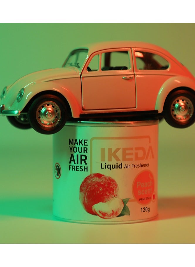 IKEDA Car Air Fresheners | Liquid Air Fresheners with Peach Smell | Strong Perfume Air Freshener Car | Long Fragrance Car Accessories | Car Scents Air Fresheners for Home Office Van by Ikeda - Image 3
