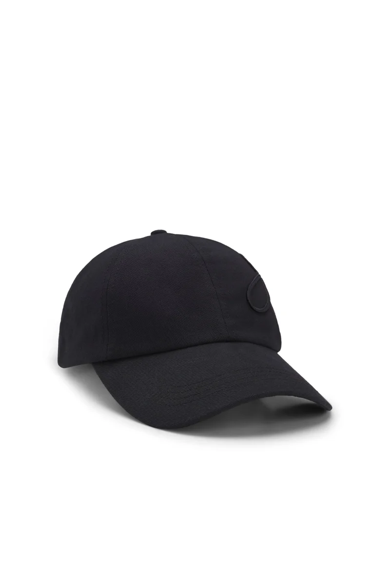 Logo-embroidered cap in cotton twill