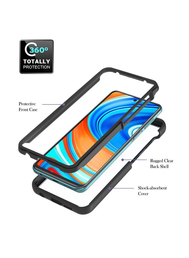 erorex Case For Xiaomi Redmi Note 9S / Redmi Note 9 Pro / Redmi Note 9 Pro Max Starry Sky Solid Color Series Shockproof PC + TPU Protective Case with Ring Holder & Magnetic Function - Image 3