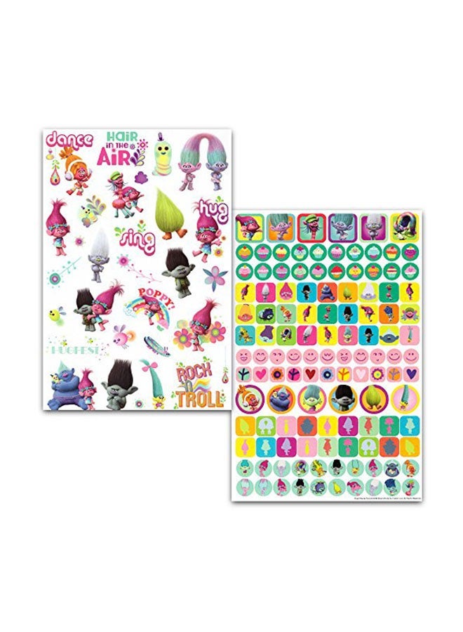 NIBEMINENT 295-Piece Poppy, Branch, Dj Suki And Friends Sticker - Image 1