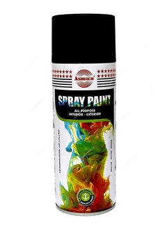 Asmaco Spray Paint, Matt Black  - Image 1