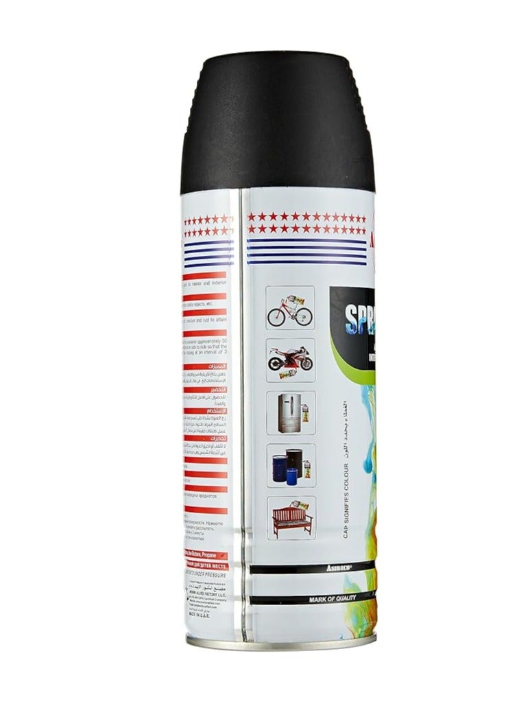 Asmaco Spray Paint, Matt Black - Image 3