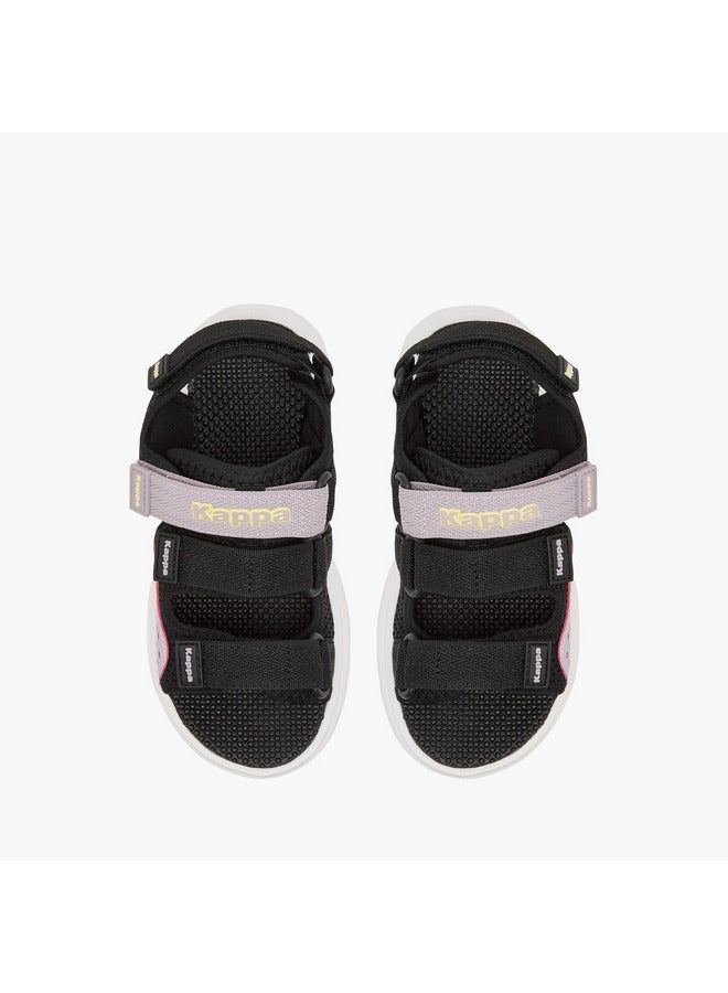 Kappa Girls' Logo Detail Floaters with Hook and Loop Closure  - Image 1