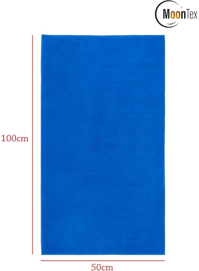 Luxury Egyptian Cotton Bath Towel 50×100 cm – 100% Cotton – Soft & Highly Absorbent – Moontex - Image 2