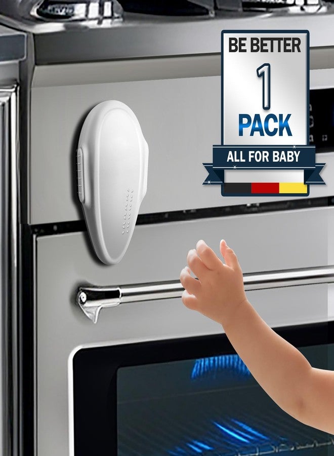 MCOTOP Childproof Oven Door Lock, MCOTOP (1 Pack) Oven Safety Lock, Heat-Resistant Material no Tools Need or Drill, Oven Door Lock Child Safety Easy to Install (White) - Image 1