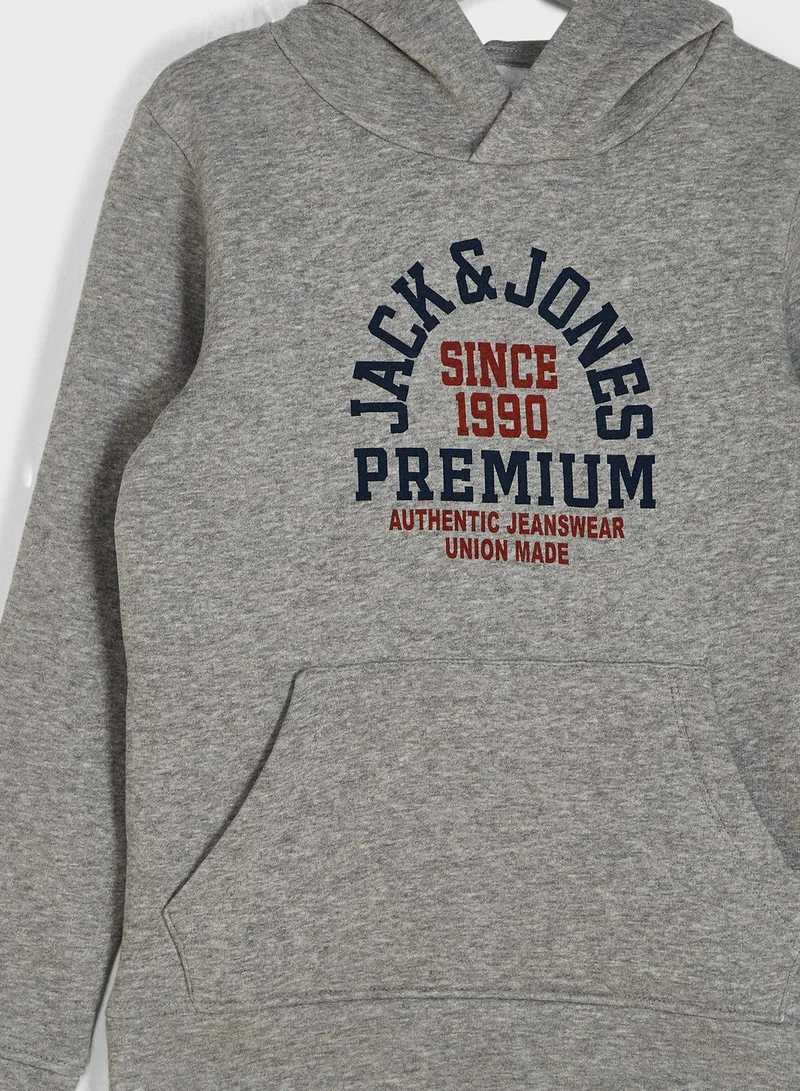Jack & Jones Junior Youth Slogan Hoodie