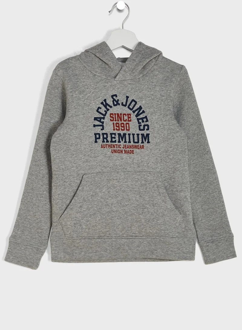 Jack & Jones Junior Youth Slogan Hoodie