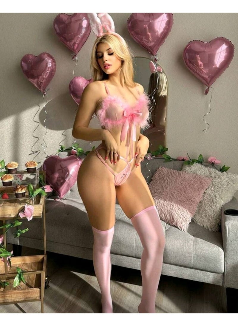 lingerie, naughty cat costume, short babydoll, elegant playsuit. Add a touch of glamour and sophistication to your look. Code 791 - Image 3